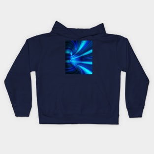 Blue mirrorlab  tunnel Kids Hoodie